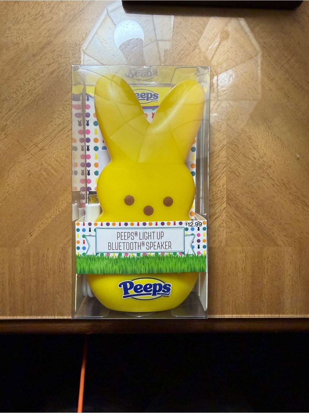 Peeps Yellow Bunny Light-Up Bluetooth Speaker